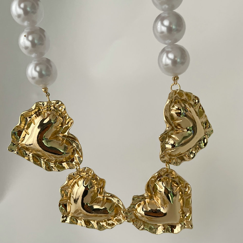 Chunky heart necklace