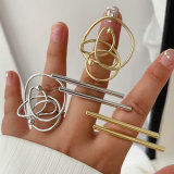 Metal fashion ring