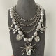 Chunky layer spider neckace