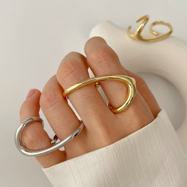Metal specail s shape ring
