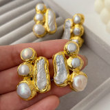 Fresh water pearl earrings