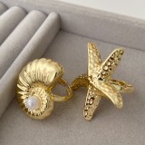 Star snail ring