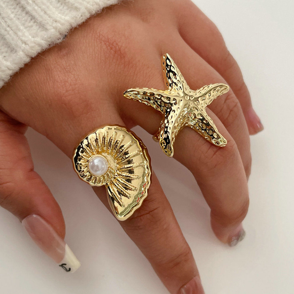 Star snail ring