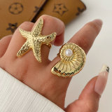 Star snail ring