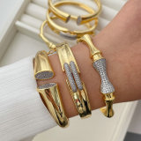 Two tone nail bangle
