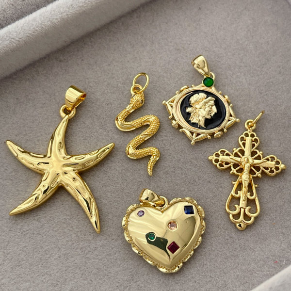 Star heart charm