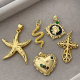 Star heart charm