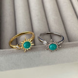 Sunflower shape ring