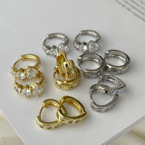 Basic star earrings