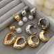 Star pearl earrings