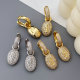 religion charm earrings