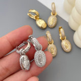 religion charm earrings