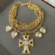 Chunky layer chain necklace