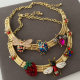 Inset bee ladybug necklace