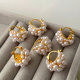 Pearl earrings