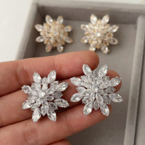 Flash flower earrings