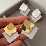 Square shell earrings
