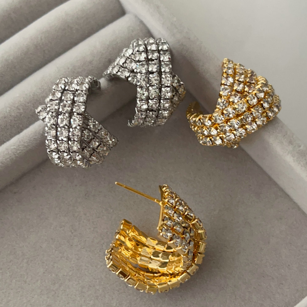 Cross earrings