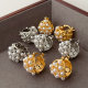 Pearl ball earrings