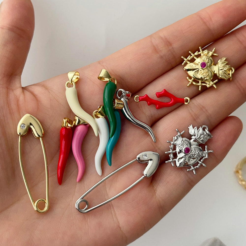 Enamel pepper charm