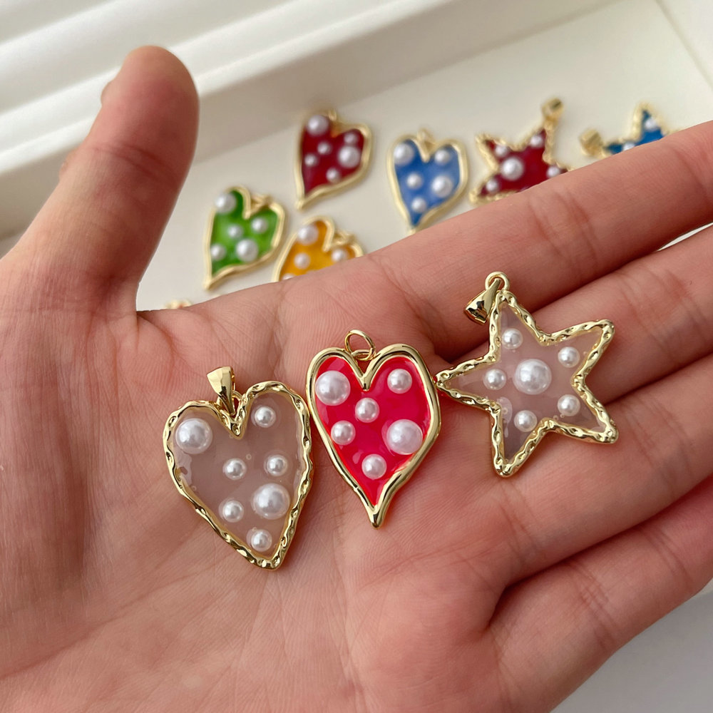 Star heart charm