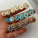 Enamel sea jewelry charm
