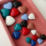 Enamel heart pendant samll 0.7$ midium 1.3$ big 2$