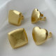 Metal heart sqaure ring