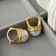 Pearl drop earrings
