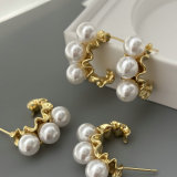 Pearl earrings