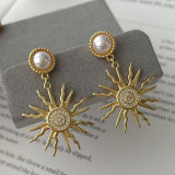 Sunflower earrings