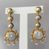 Fresh water pearl earrings