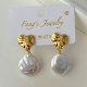 Fresh water pearl earrings