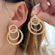 Circle earrings