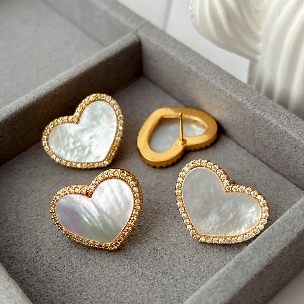 Heart earrings