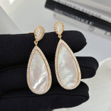 Teardrop shell earrings