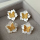 Shell flower earrings