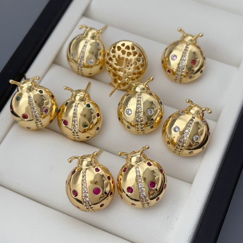 Ladybug earrings