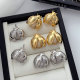 Pave ladybug earrings