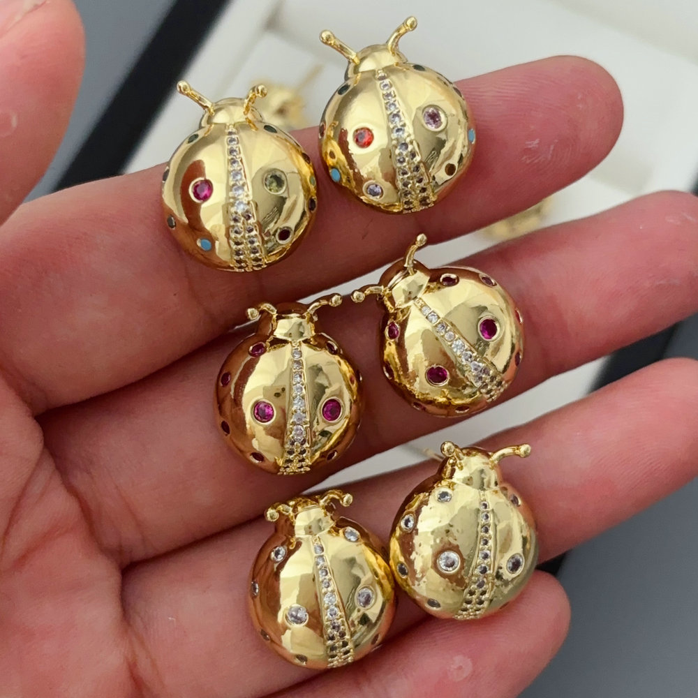 Ladybug earrings