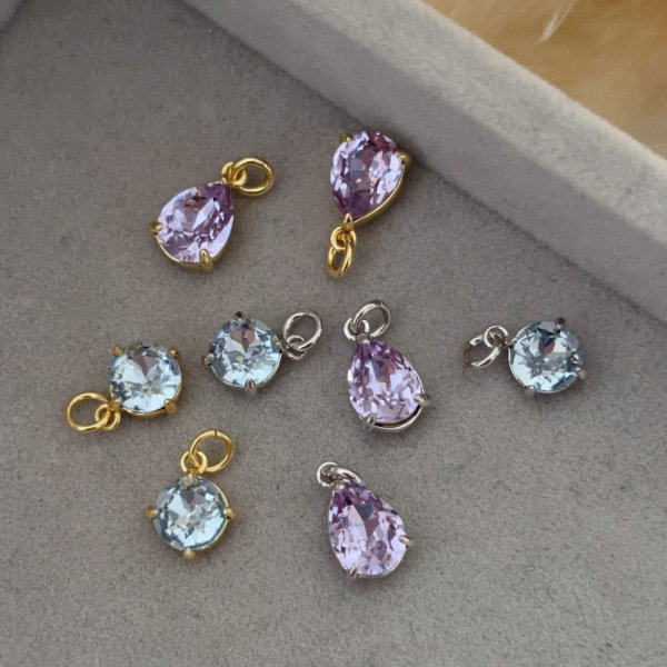 Simple crystal charm