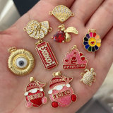 Enamel xoxo charm