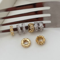 Pave flower spacer