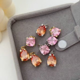 Zircon teardrop charm