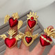 Red enamel ring