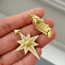 Pave star charm