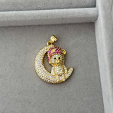 Pave bear charm