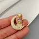 Pave bear charm
