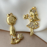 Big boy and girl charm