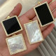 Shell square pendant